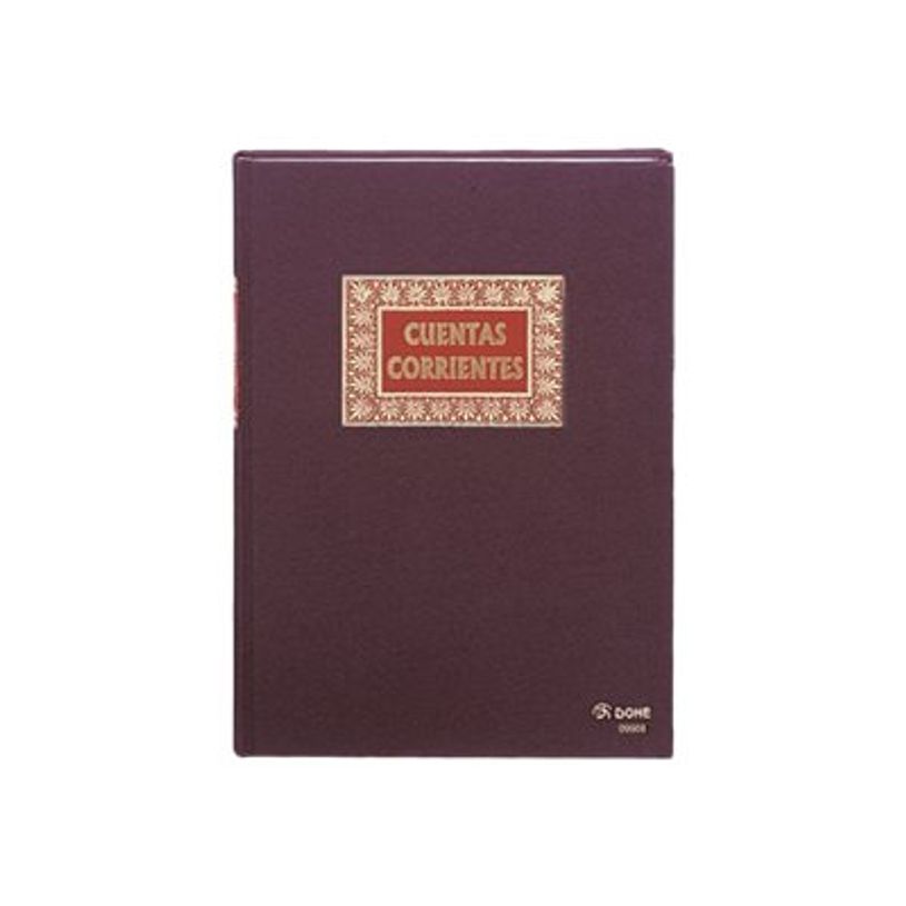 8421938099089-Dohe Foolscap - Livre de compte courant - 100 pages - numéroté-P_12292_1-0