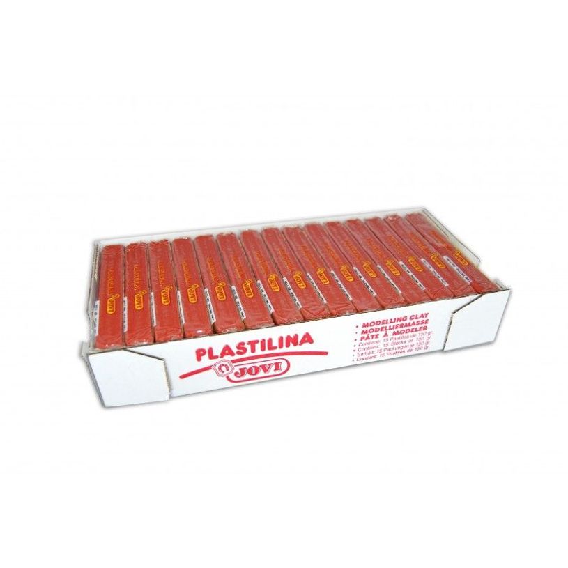 8412027006958-JOVI plastelina - Pâte à modeler - 50 g - brun-P_12345_1-0