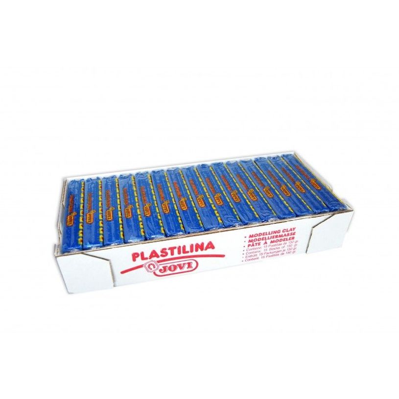 8412027006996-JOVI plastelina - Pâte à modeler - 50 g - bleu foncé-P_12349_1-0
