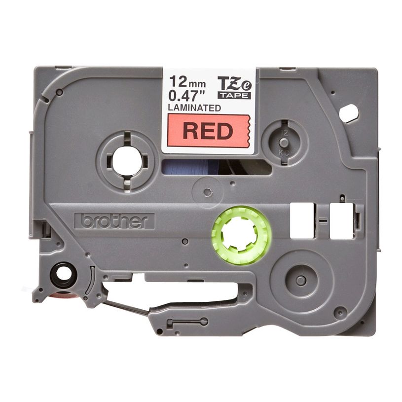 4977766052078-Brother TZe431 - Ruban d'étiquettes auto-adhésives - 1 rouleau (12 mm x 8 m) - fond rouge é-P_12431_7-1