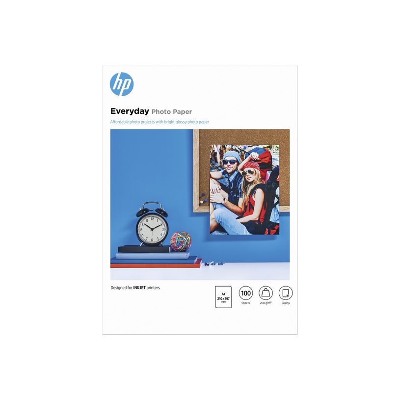 8087364726472-HP - Papier photo brillant - A4 - 200 g/m² - 100 feuilles-P_12510_24-17