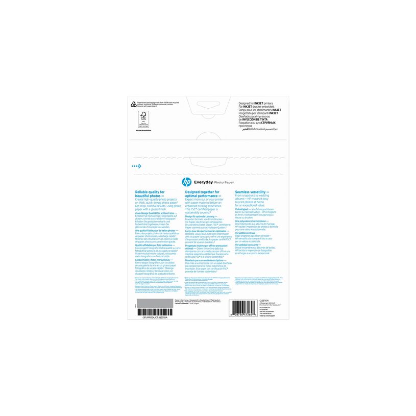8087364726472-HP - Papier photo brillant - A4 - 200 g/m² - 100 feuilles-P_12510_26-7