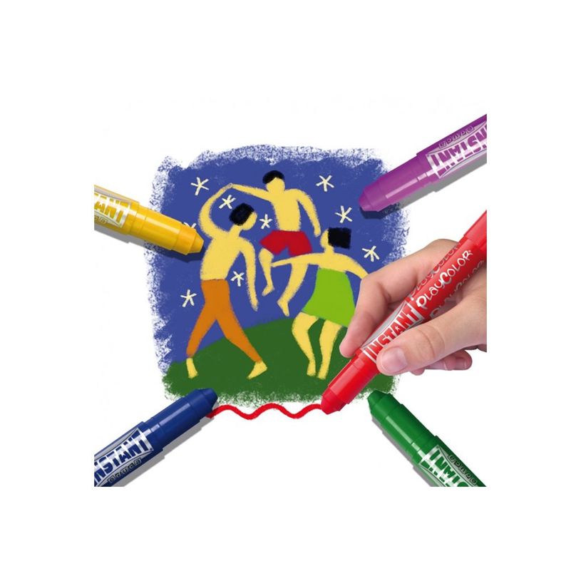 8414213015010-Playcolor Basic Pocket - Bâton de peinture - gouache - pour carton, bois - couleurs assorties-P_12691_3-2