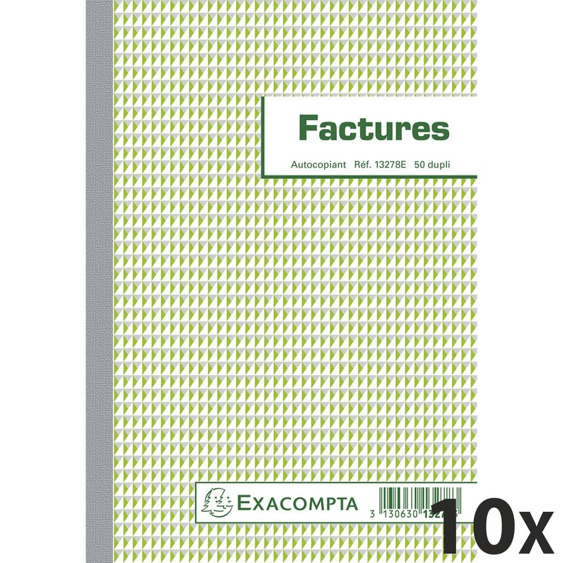3130632132781-Exacompta - 10 Manifolds Carnets de factures - 50 dupli - A5-P_13278_1-0
