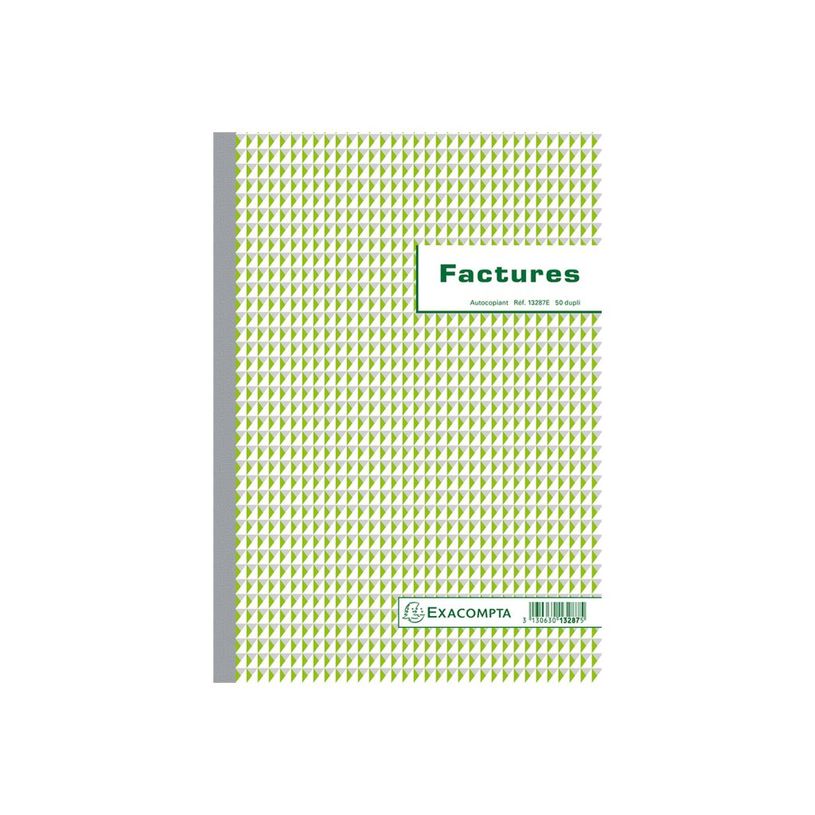 3130632132873-Exacompta - 5 Manifolds Carnets de factures - 50 dupli - A4-P_13287_5-0
