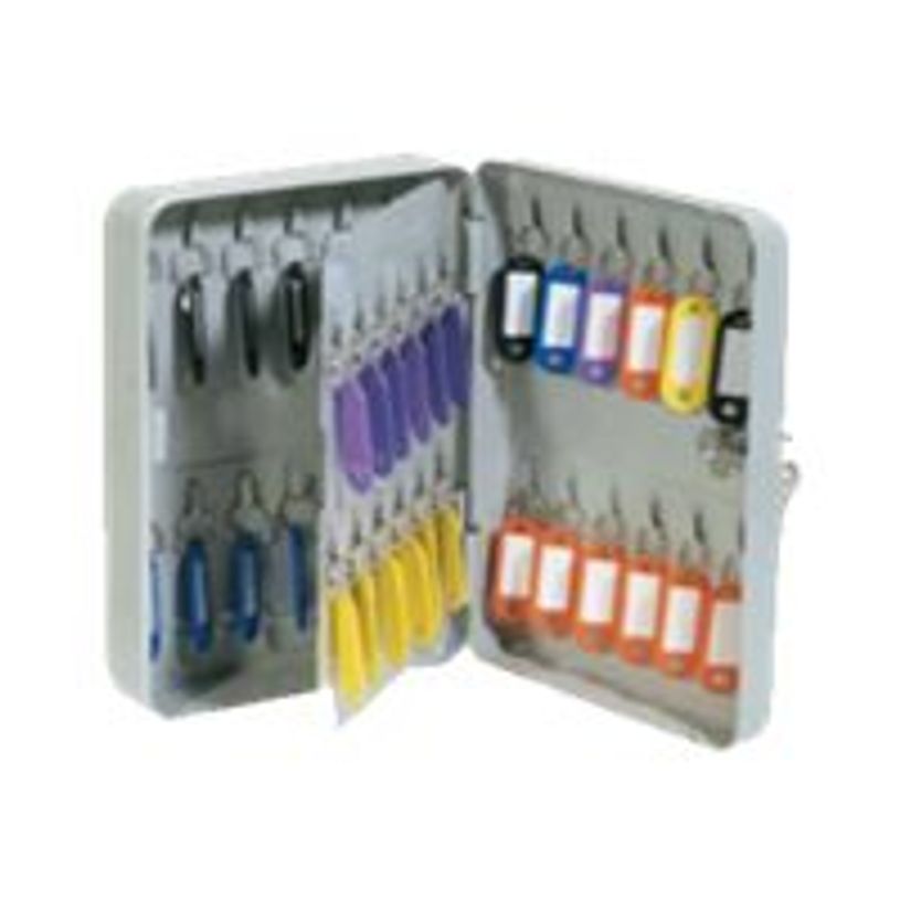 0400000134581-Solveig - Armoire à clés - 48 crochets - acier gris clair-P_13458_1-0