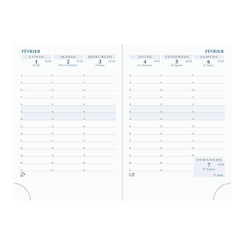 3660942001830-Agenda de poche Barbara Horizons 13 - 1 semaine sur 2 pages - 9 x 13 cm - disponible dans différ-P_13472_1-6