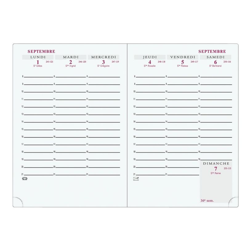 3660942000222-Agenda de poche Winner - 1 semaine sur 2 pages - 9 x 13 cm - disponible dans différentes coul-P_13476_8-5