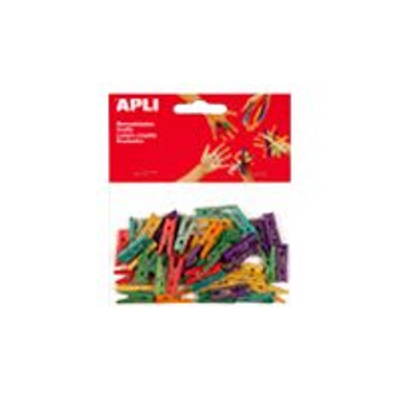 8410782134794-Apli - 45 mini pinces bois - coloris assortis-P_13479_1-0