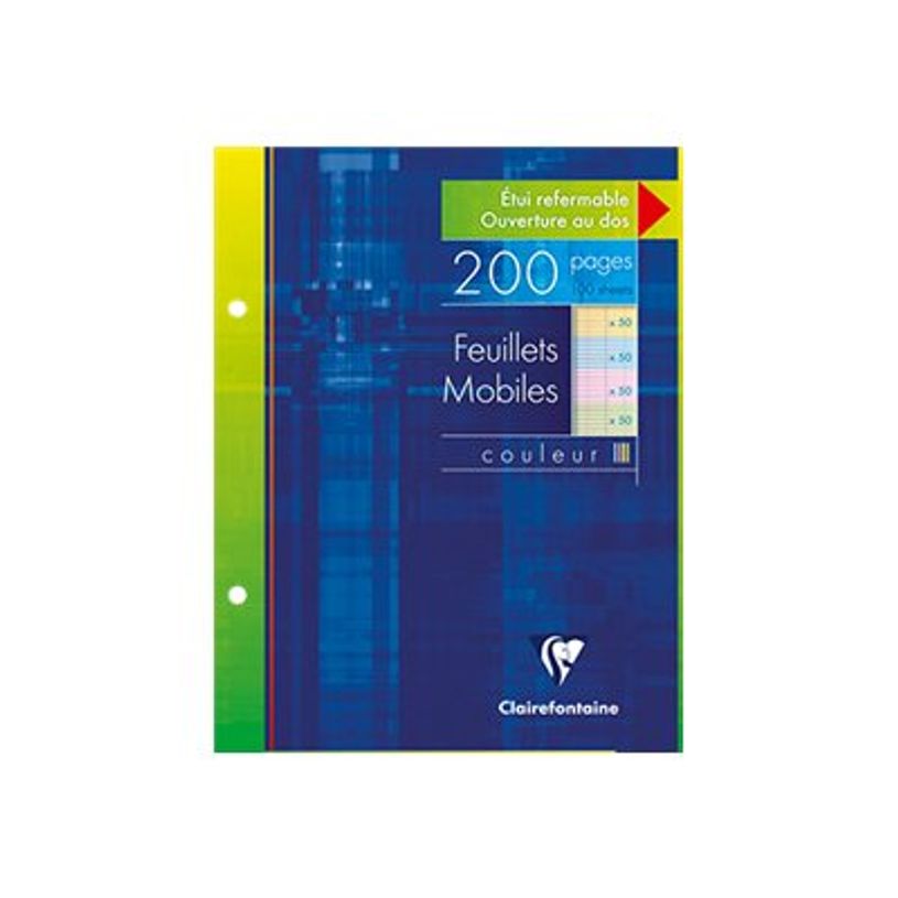 3329680135114-Clairefontaine - feuilles simples 17x22 cm - 200 pages - grands carreaux (Seyes) - perforées -P_13511_1-0