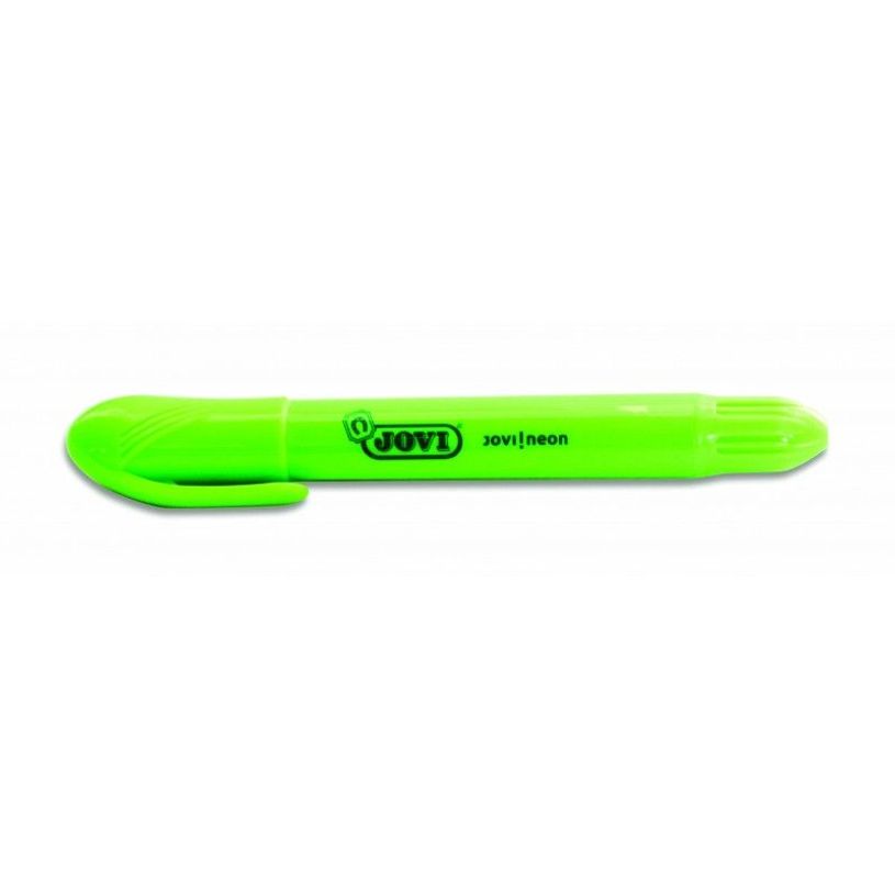 8412027928748-JOVI!NEON Textmarker - Surligneur - pour papier fax - vert fluo - encre gel - rétractable (pa-P_13731_1-0