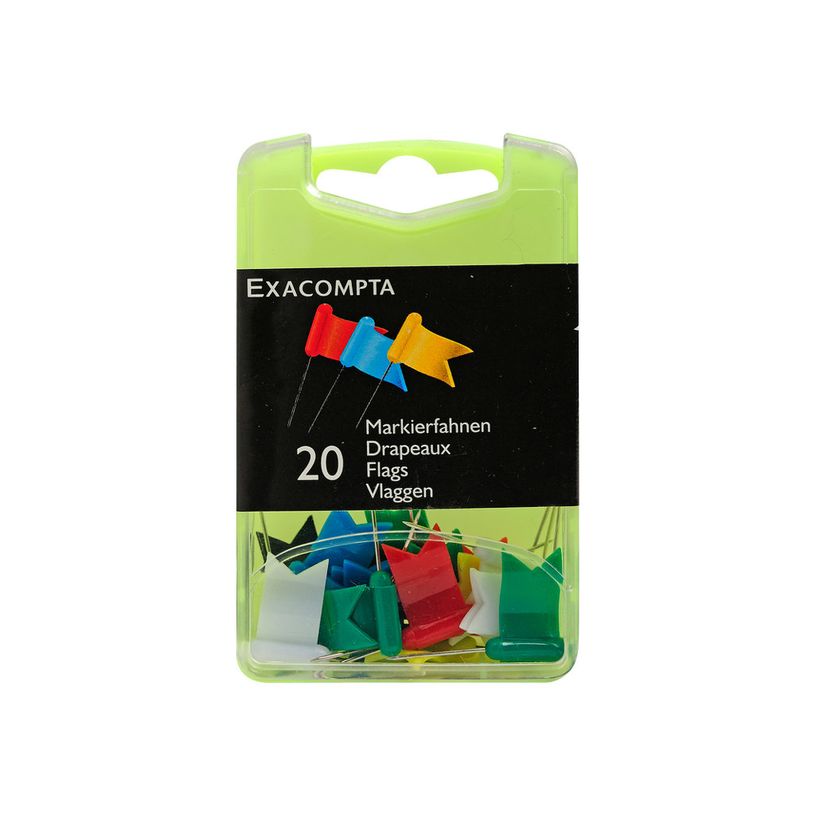 3364220140999-Exacompta - 20 Épingles drapeaux - couleur assorties-P_14099_1-0