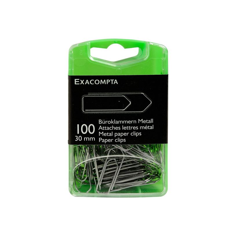 3364220147462-Exacompta - 100 Trombones - 30 mm - argent-P_14746_2-1