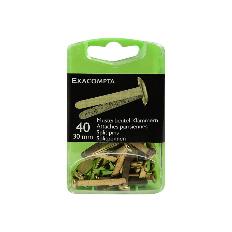 3364220147486-Exacompta - 40 Attaches parisiennes - 30 mm - or-P_14748_1-0