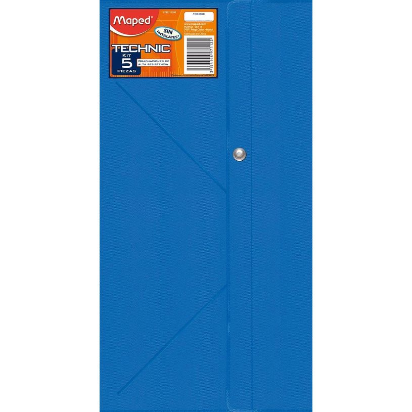 3154148971122-Maped - Kit de traçage 5 pièces - règle 30 cm,règle 15 cm, 2 équerres, rapporteur 180°-P_14826_1-0