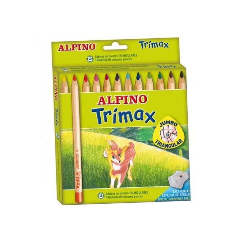 8413240429197-ALPINO Trimax - Crayon de couleur - couleurs assorties - 5.4 mm (pack de 12)-P_15243_1-0