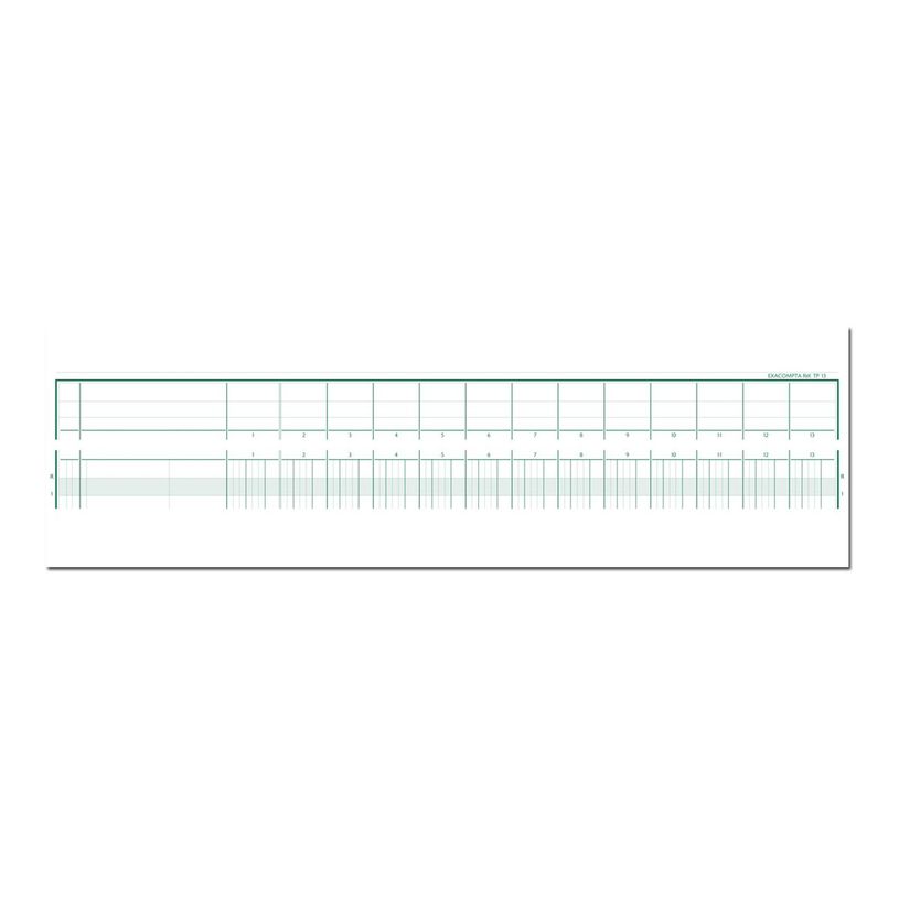 3130632161309-Exacompta - Piqûre tête paresseuse - 13 colonnes par page - 27 x 32 cm-P_16130_2-0