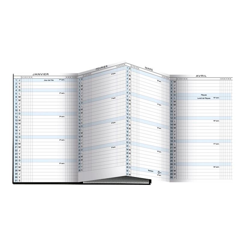 3660942001755-Agenda planning accordéon Winner Exaplan 16 - 1 mois par page - 9 x 16 cm - disponible dans différ-P_16262_1-9