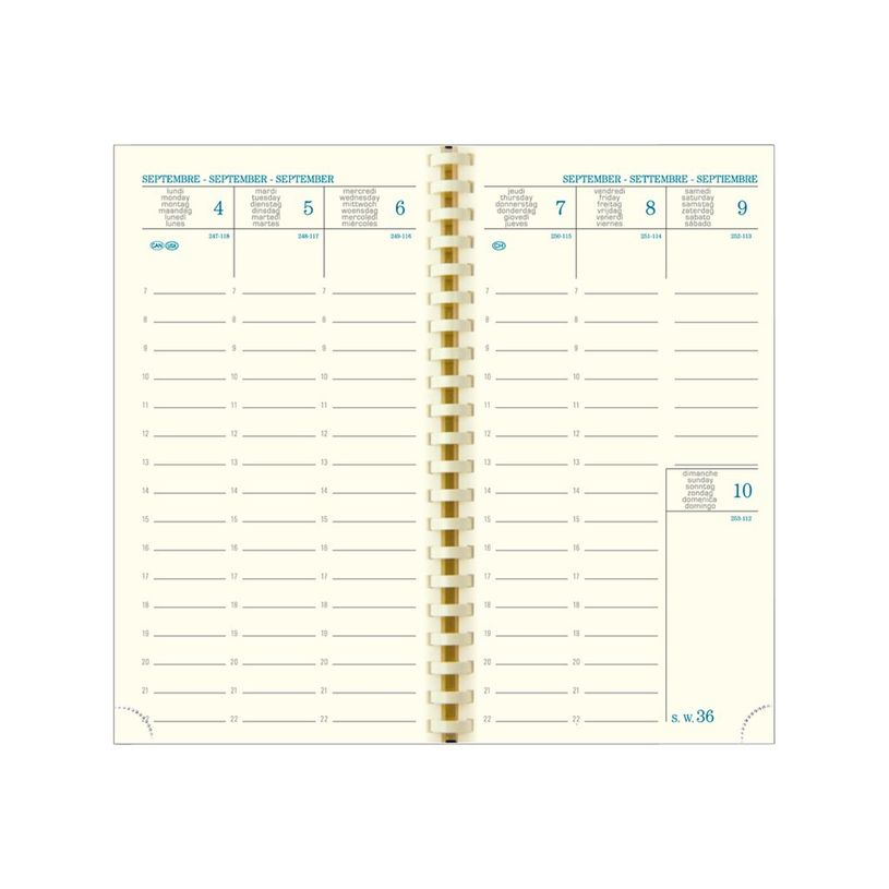 3660942000260-Agenda de poche spiralé 16 mois Nil - 1 semaine sur 2 pages - 9 x 16 cm - disponible dans diffé-P_16427_8-10