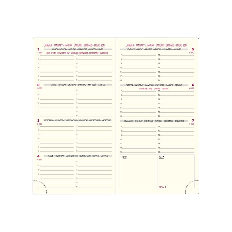 3660942002011-Agenda de poche Barbara Eurotime 16 - 1 semaine sur 2 pages - 8,5 x 16 cm - disponible dans diffé-P_16472_11-6