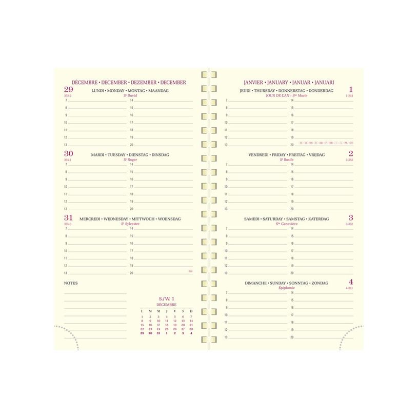 3660942002677-Agenda de poche spiralé Cassandra Eurotime 16S - 1 semaine sur 2 pages - 9 x 16 cm - disponible dans différ-P_16722_1-6