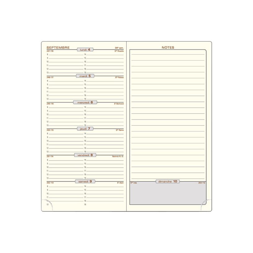 3660942000284-Agenda de poche Winner - 1 semaine sur 1 page - 9 x 17,5 cm - disponible dans différentes cou-P_17246_7-5