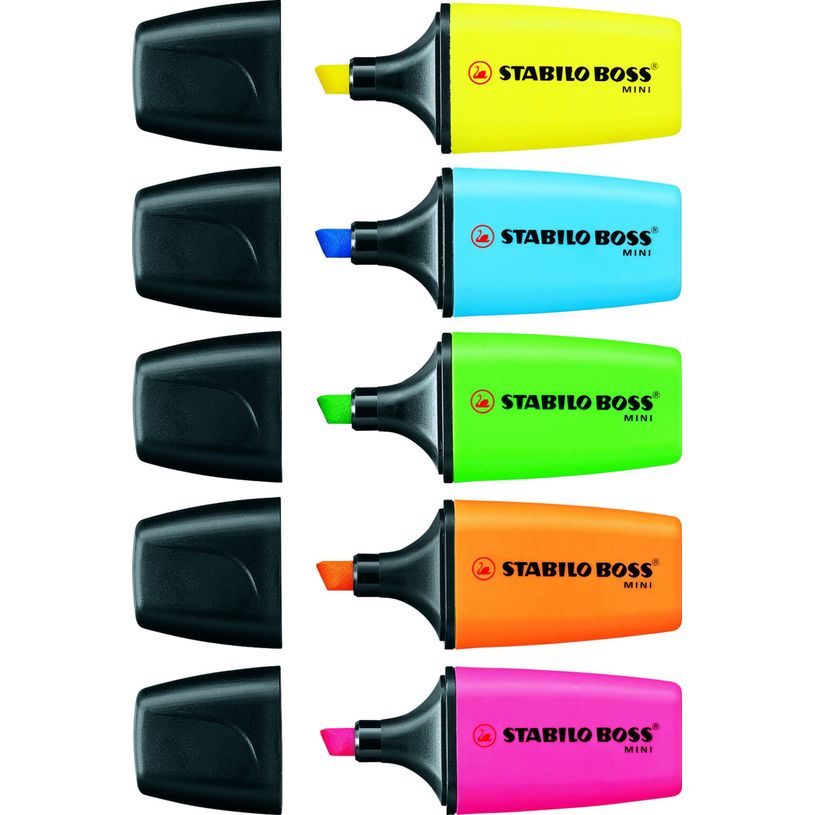 4006381184854-STABILO BOSS MINI - Pack de 5 surligneurs - couleurs assorties-P_17501_2-1