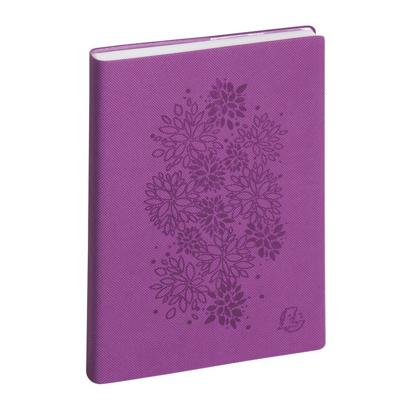 3660942000048-Agenda Floralie - 1 jour par page - 12 x 17 cm - disponible dans différentes couleurs - Exac-P_18413_10-4