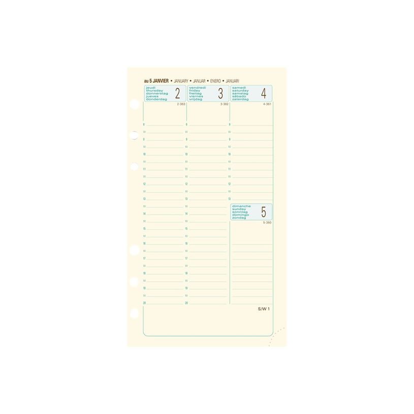3660942005111-Exacompta Exatime 17 - Recharge pour organiseur - 1 semaine sur 2 pages à la verticale - 9,8 -P_18572_3-2