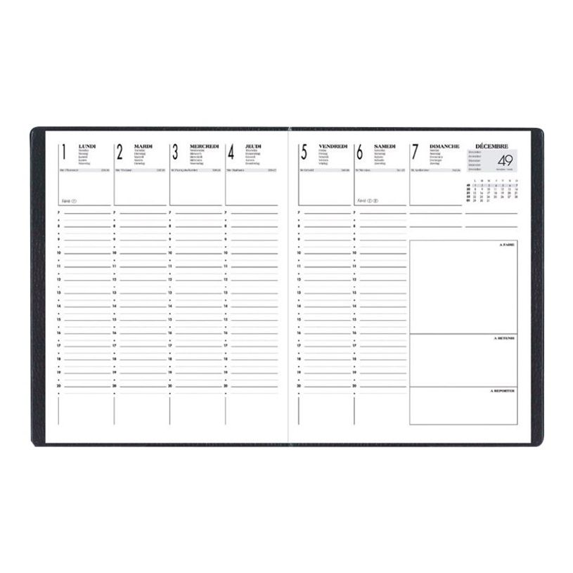 3147281201508-Agenda de poche Classique - 1 semaine sur 2 pages - 10 x 15 cm - disponible dans différentes -P_20150_1-2