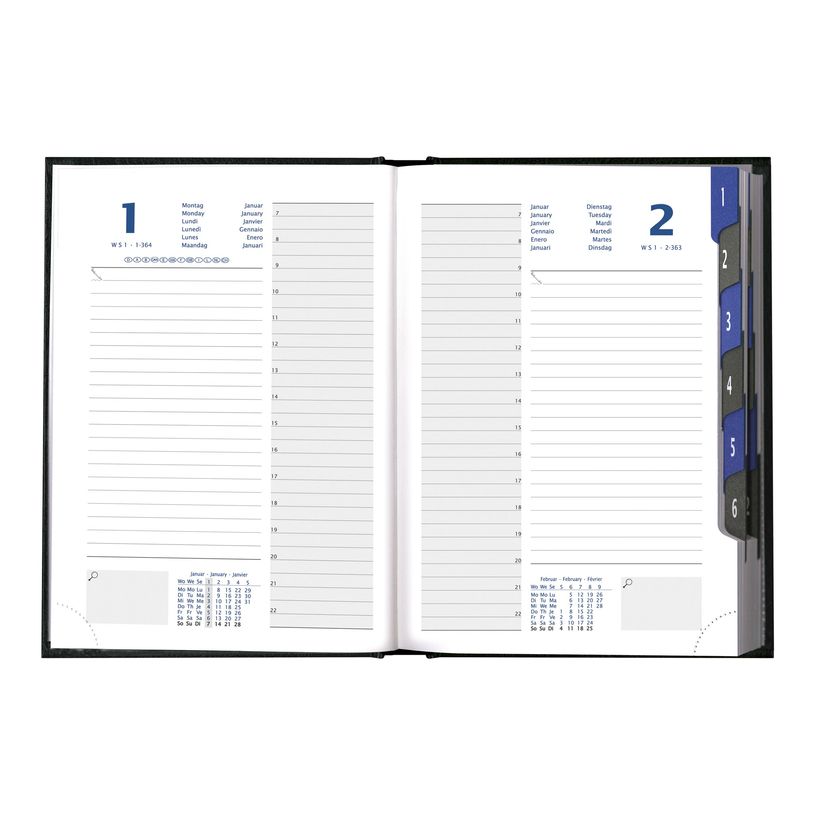 3660942005951-Agenda Etna Time 21 - 1 jour par page - 15 x 21 cm - disponible dans différentes couleurs - E-P_21612_1-7