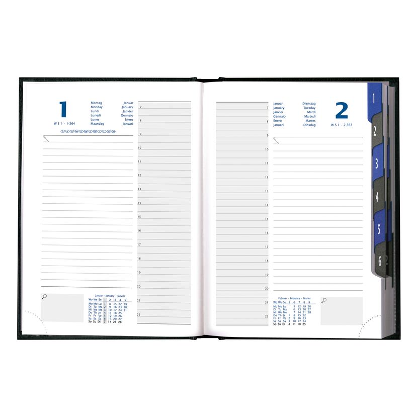 3660942005951-Agenda Etna Time 21 - 1 jour par page - 15 x 21 cm - disponible dans différentes couleurs - E-P_21612_5-3
