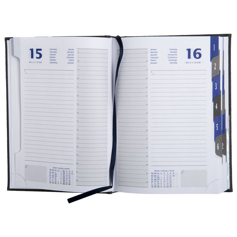 3660942005951-Agenda Etna Time 21 - 1 jour par page - 15 x 21 cm - disponible dans différentes couleurs - E-P_21612_6-4