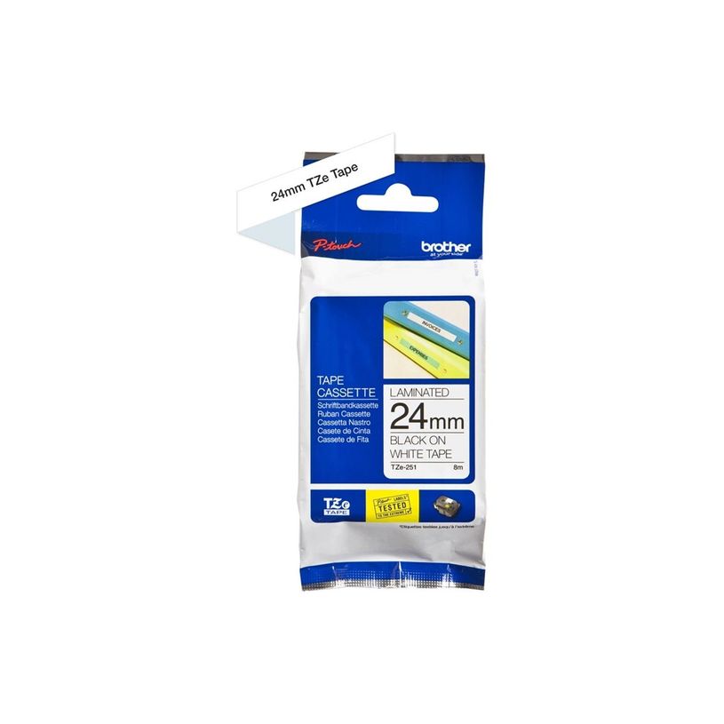 4977766685412-Brother TZe251 - Ruban d'étiquettes auto-adhésives - 1 rouleau (24 mm x 8 m) - fond blanc é-P_22251_2-6