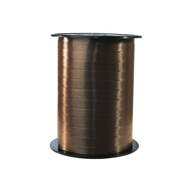 3065506017737-Clairefontaine - Ruban d'emballage cadeau - 0.7 cm x 500 m - chocolat - polypropylène-P_23073_4-1