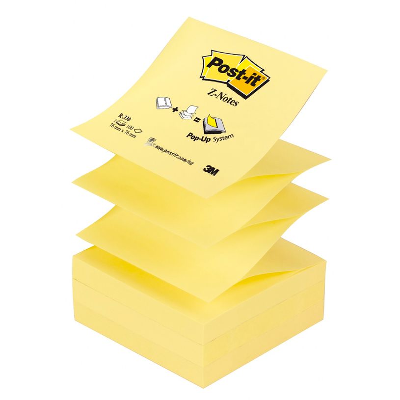 3134375014304-Post-it - Bloc Z-Notes - jaune - 76 x 76 mm-P_23730_1-0