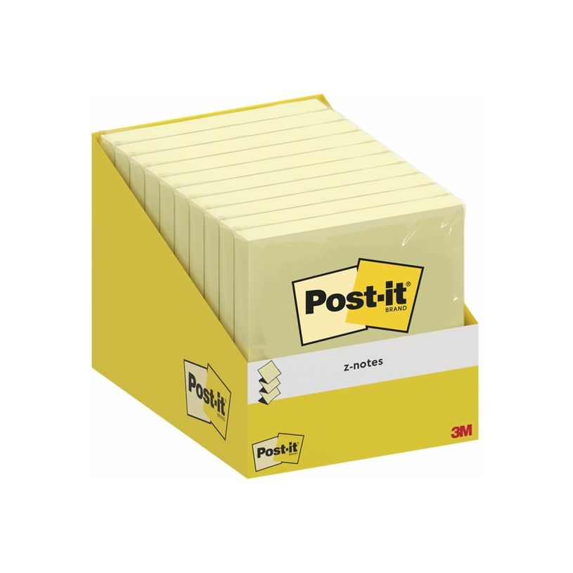 4064035065669-Post-it - 12 Blocs Z-Notes - jaune - 76 x 76 mm-P_23730_2-1