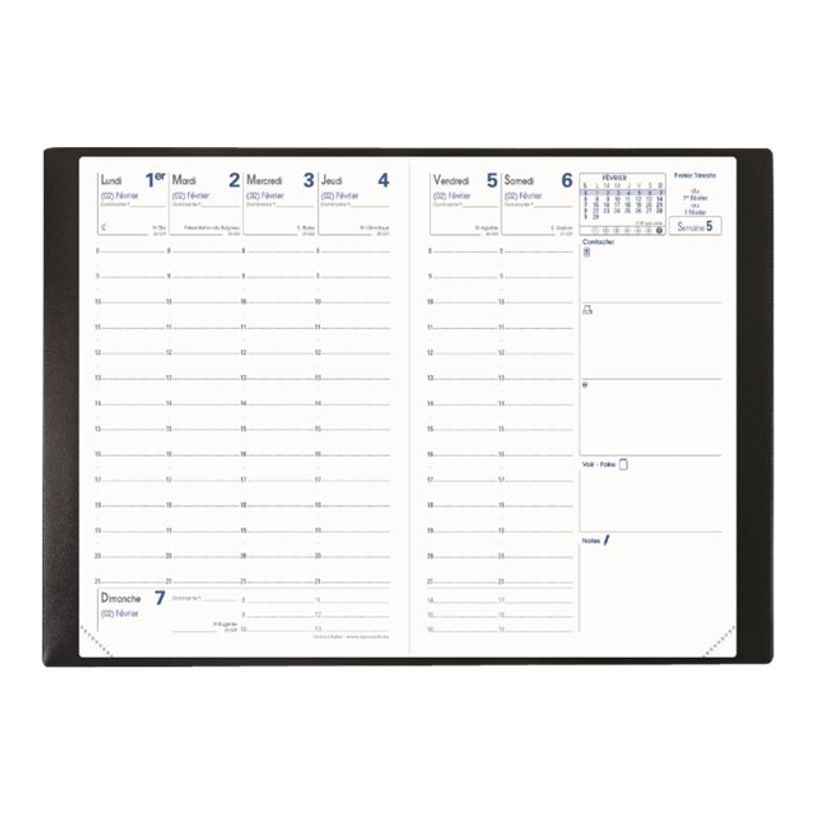 3371010481170-Quo Vadis - Agenda année scolaire - 2026-2027 - Universitaire - Semainier Planning - Français - Impala - Orange - 13 mois de-P_28174_1-0