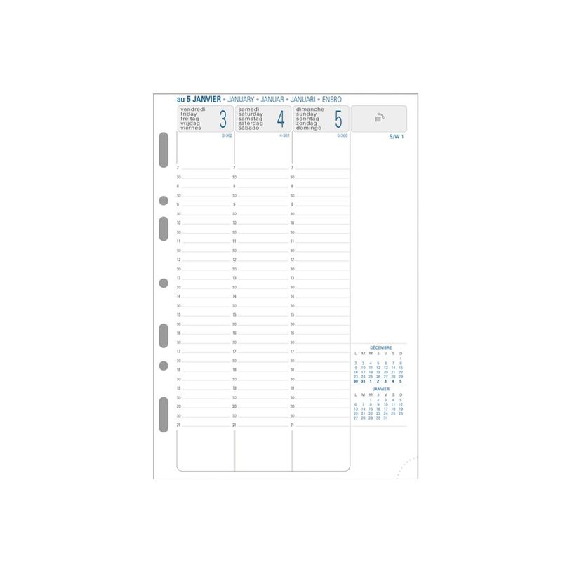 3660942001342-Recharge pour organiseur Exatime 21 - 16 mois- 1 semaine sur 2 pages à la verticale - 14,2 x -P_28272_2-3