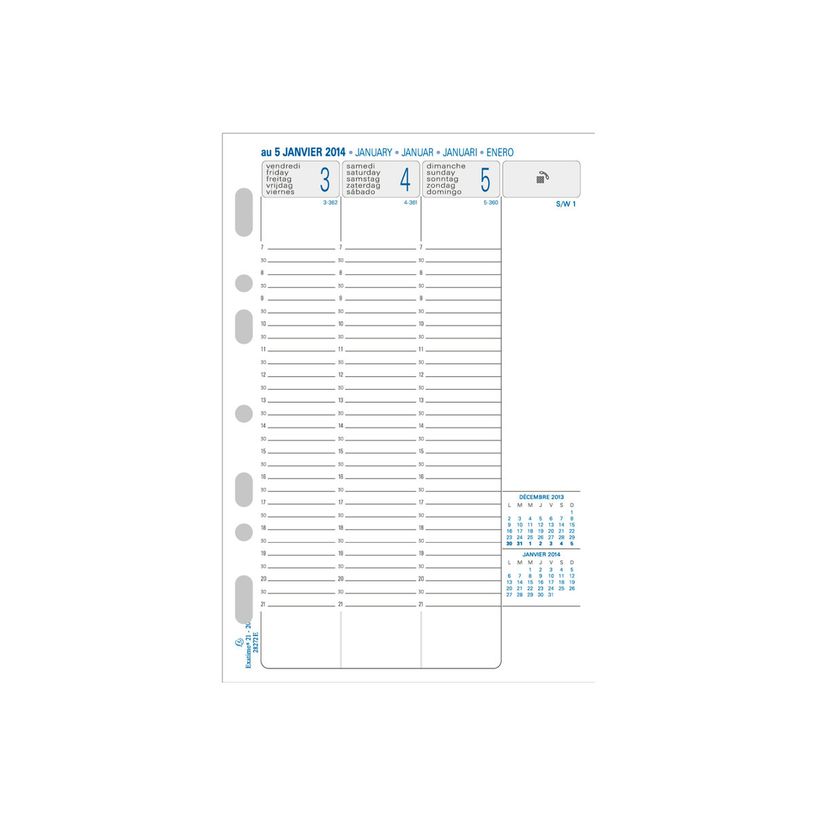 3660942001342-Recharge pour organiseur Exatime 21 - 16 mois- 1 semaine sur 2 pages à la verticale - 14,2 x -P_28272_6-4