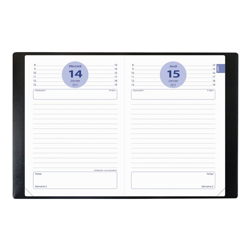 3371010126897-Quo Vadis - Agenda Club - 1 jour par page - 12 x 17 cm - rouge-P_29031_1-3
