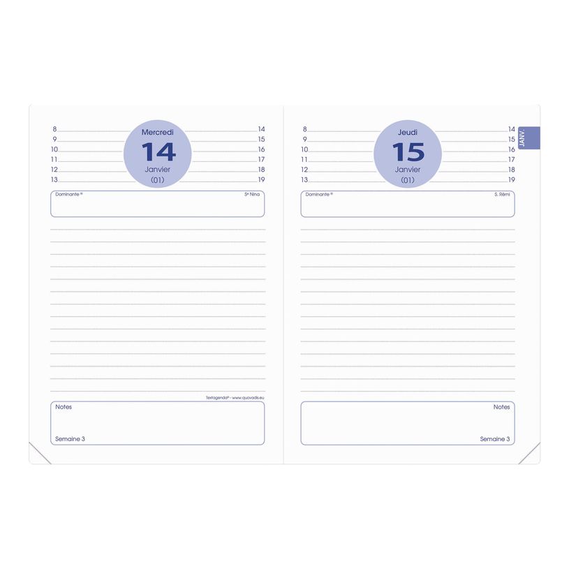 3371010126897-Quo Vadis - Agenda Club - 1 jour par page - 12 x 17 cm - rouge-P_29031_2-4