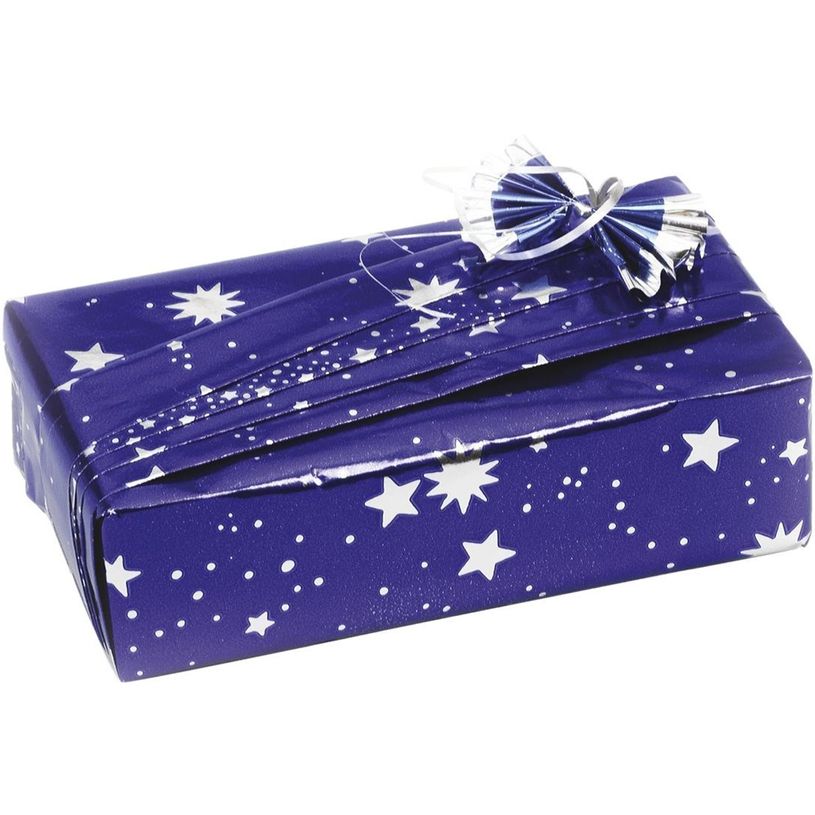 3065502780987-Clairefontaine - Papier cadeau - 70 cm x 1,5 m - motif ciel étoilé-P_31695_1-0