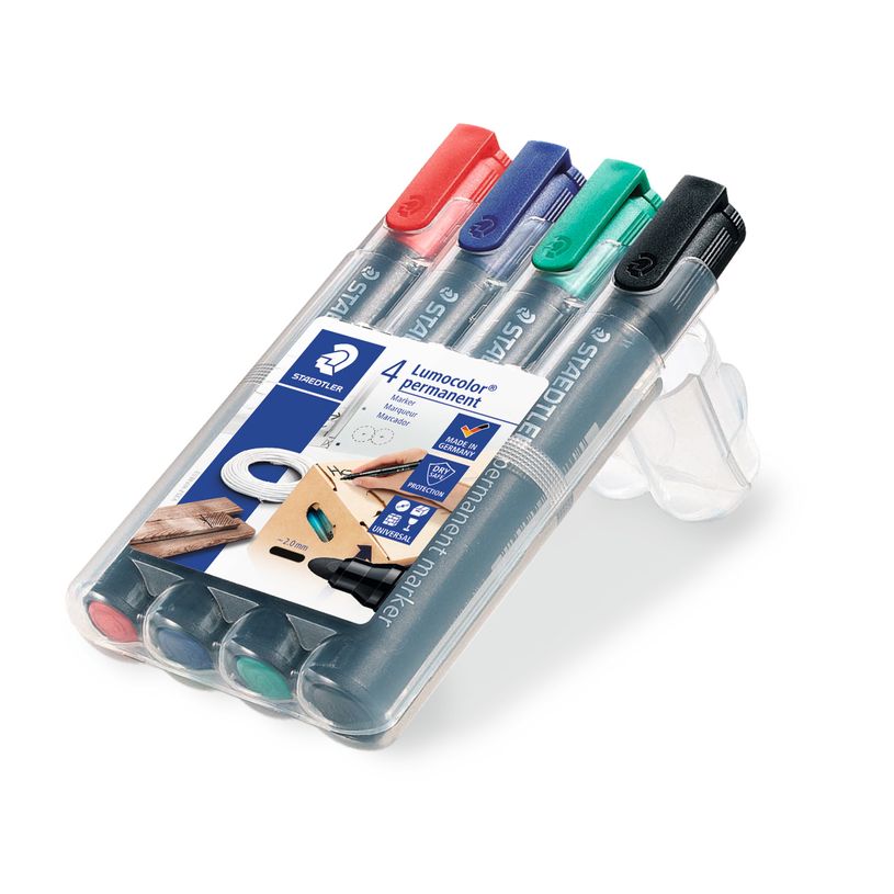 4007817352021-STAEDTLER LUMOCOLOR 352 - Pack de 4 marqueurs permanents - pointe ogive - couleurs assorties-P_35224_2-1