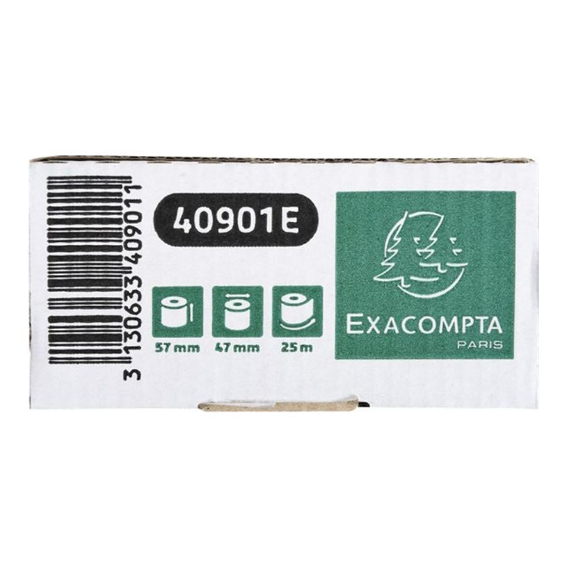 3130633409011-Exacompta - 10 Bobines papier thermique - Rouleau de 57 x 47 x 12 mm - 25 m-P_40901_3-9