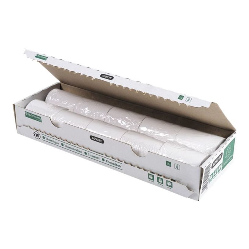 3130633409011-Exacompta - 10 Bobines papier thermique - Rouleau de 57 x 47 x 12 mm - 25 m-P_40901_8-3