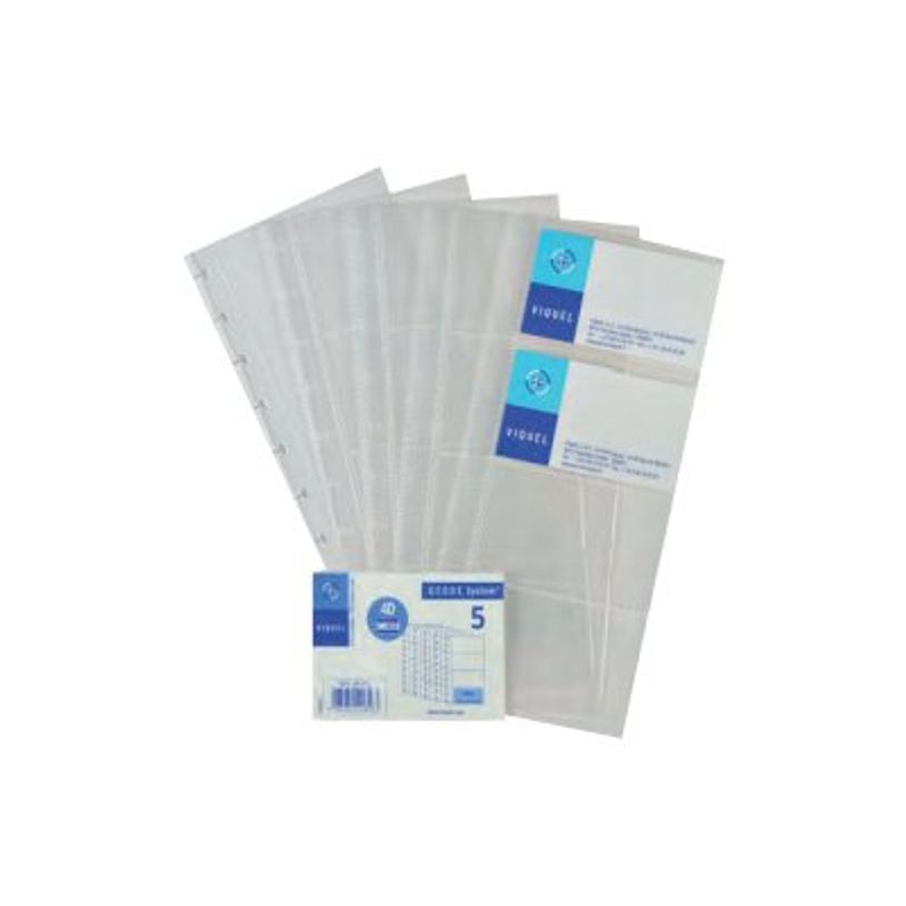 3135250418163-Viquel Geode - 5 Pochettes pour classeur cartes de visite-P_41816_1-0