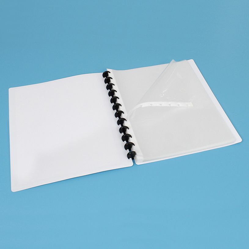 3135250449143-Viquel Geode - Porte vues personnalisable à pochettes repositionnables - 60 vues - A4 - blanc-P_44914_2-1