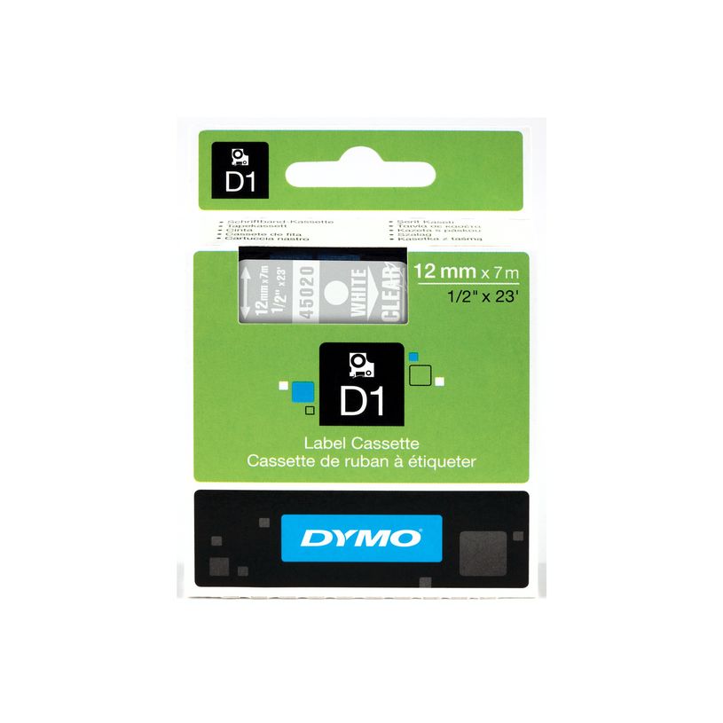 5411313450201-Dymo D1 - Ruban d'étiquettes auto-adhésives - 1 rouleau (12 mm x 7 m) - fond transparent éc-P_45020_8-6