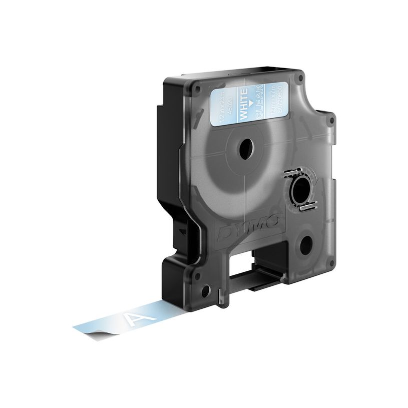 5411313450201-Dymo D1 - Ruban d'étiquettes auto-adhésives - 1 rouleau (12 mm x 7 m) - fond transparent éc-P_45020_9-5